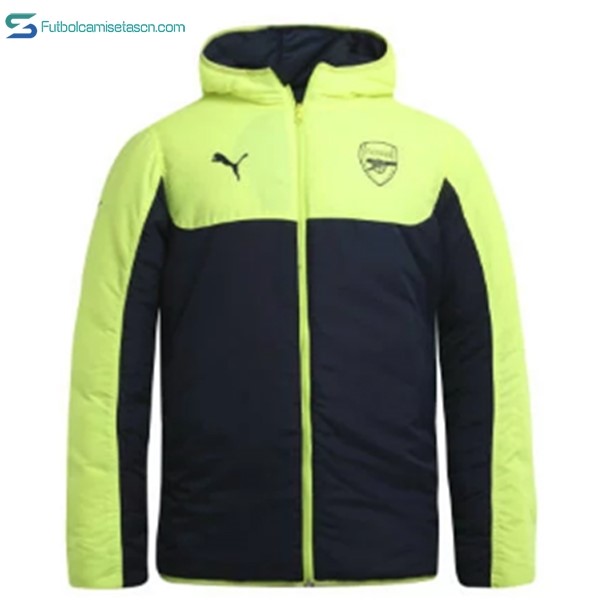 Chaqueta Arsenal 2017/18 Down Negro Verde
